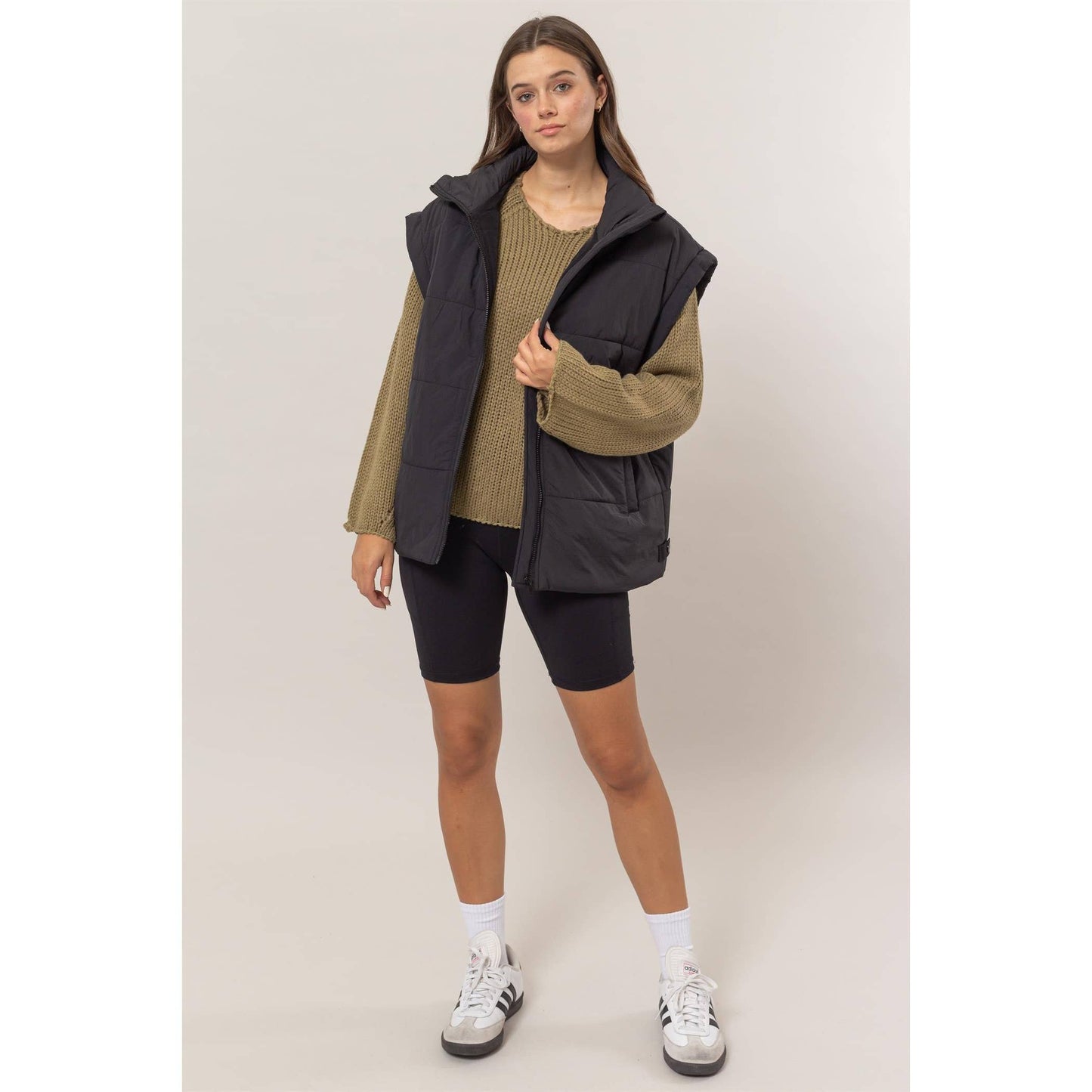 Midnight Oversized Puffer Vest