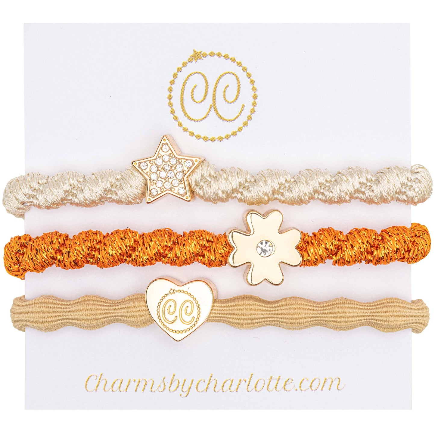 Hair Tie Bracelets -Autumn Leaves Combo