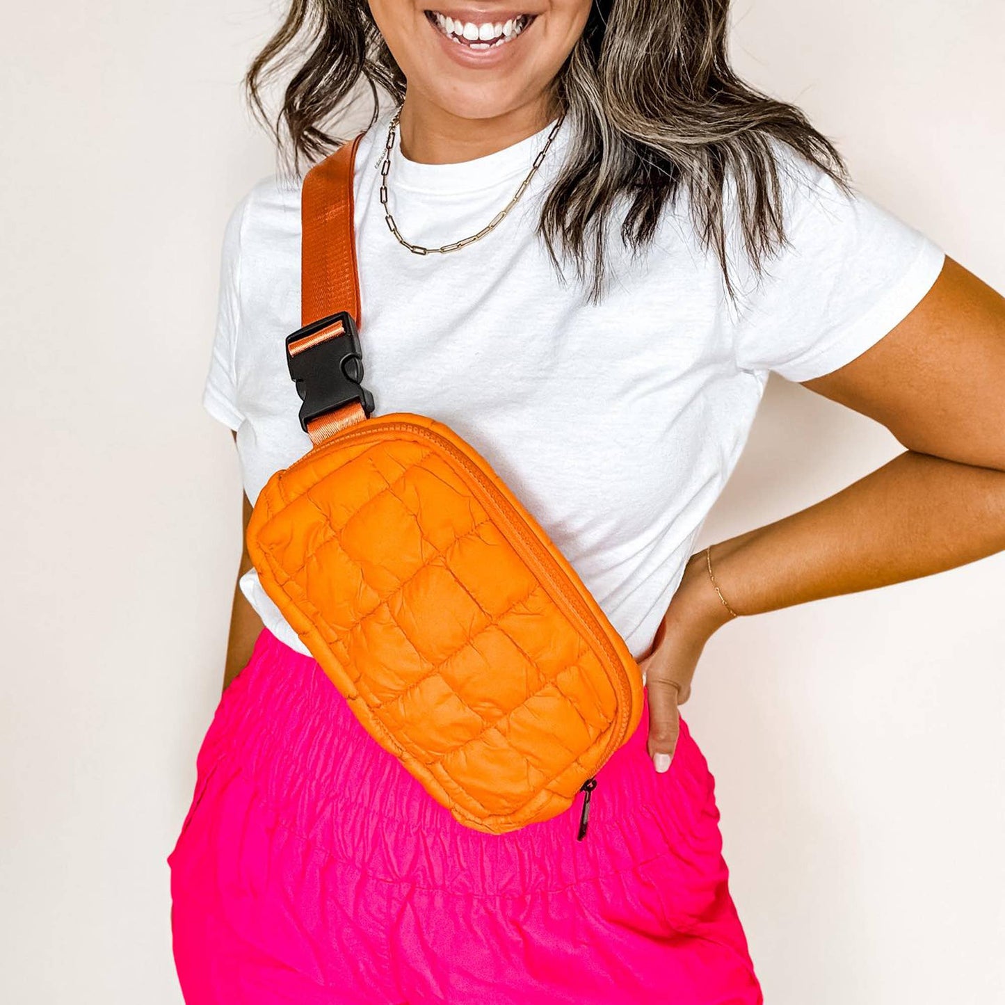 Puff Fanny Pack, Puff Waist Bag, Puff Crossbody, Belt Bag: Espresso