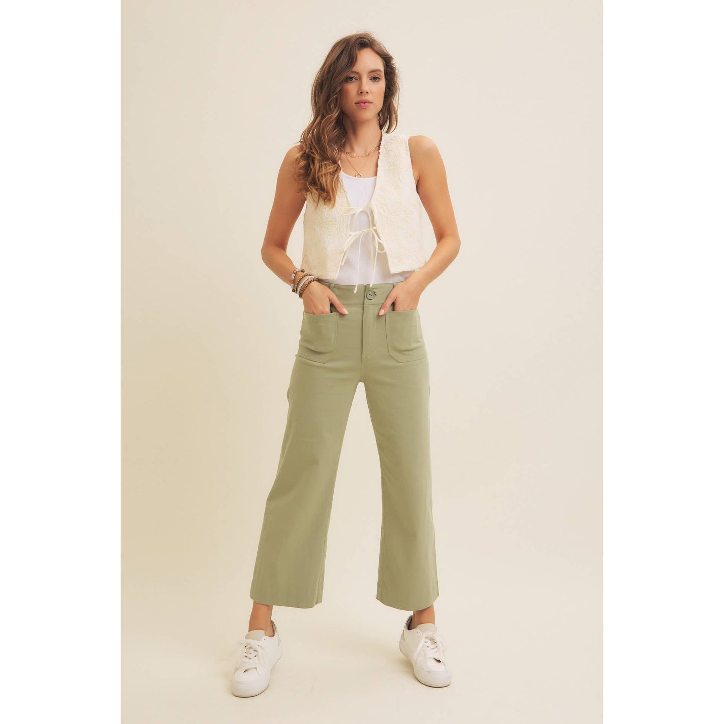 Katie Stretch Linen Pants