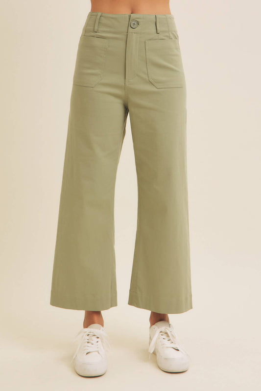 Katie Stretch Linen Pants