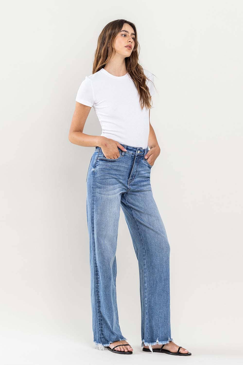 TUMMY CONTROL 90'S VINTAGE LOOSE JEANS