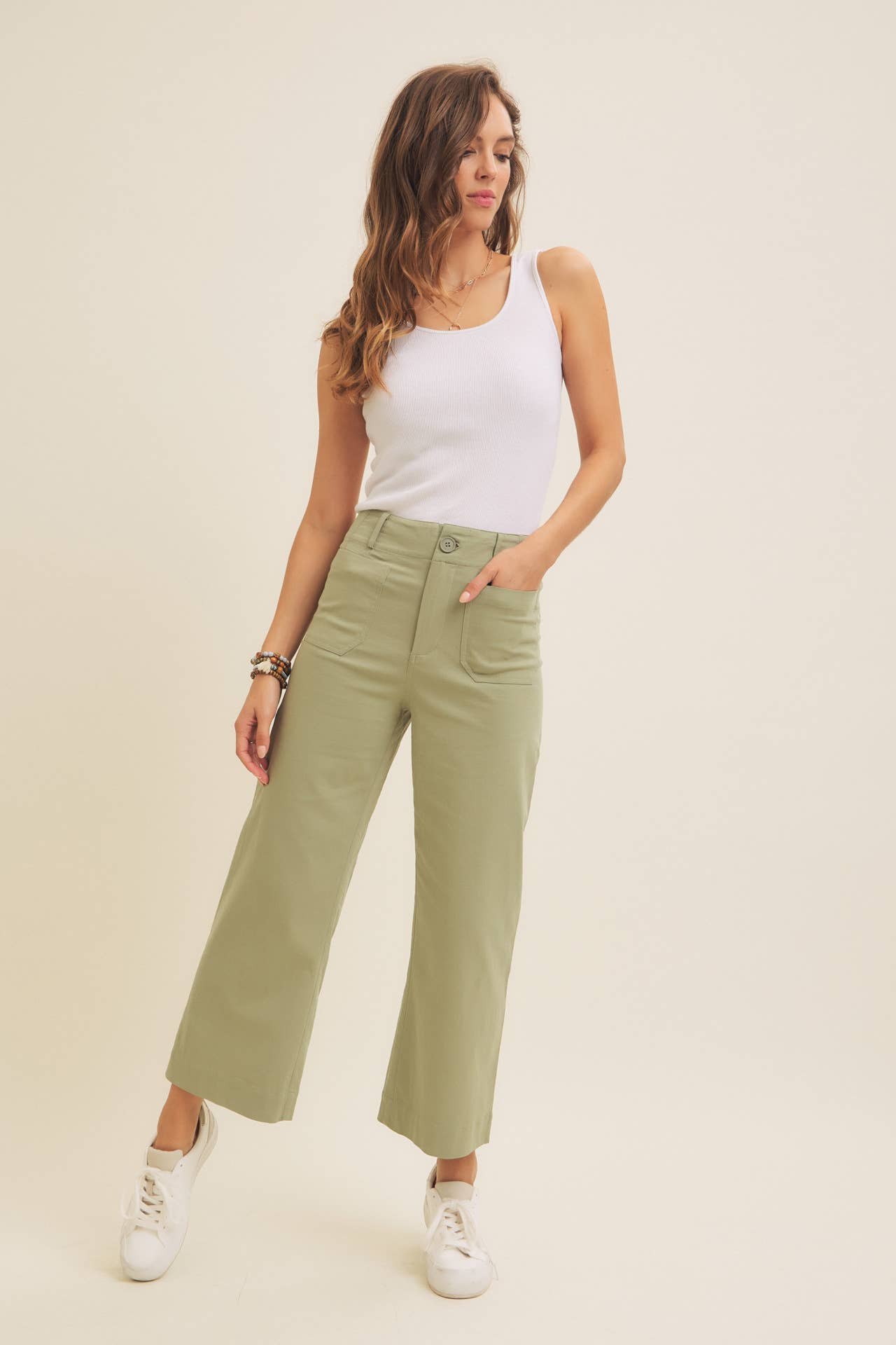 Katie Stretch Linen Pants