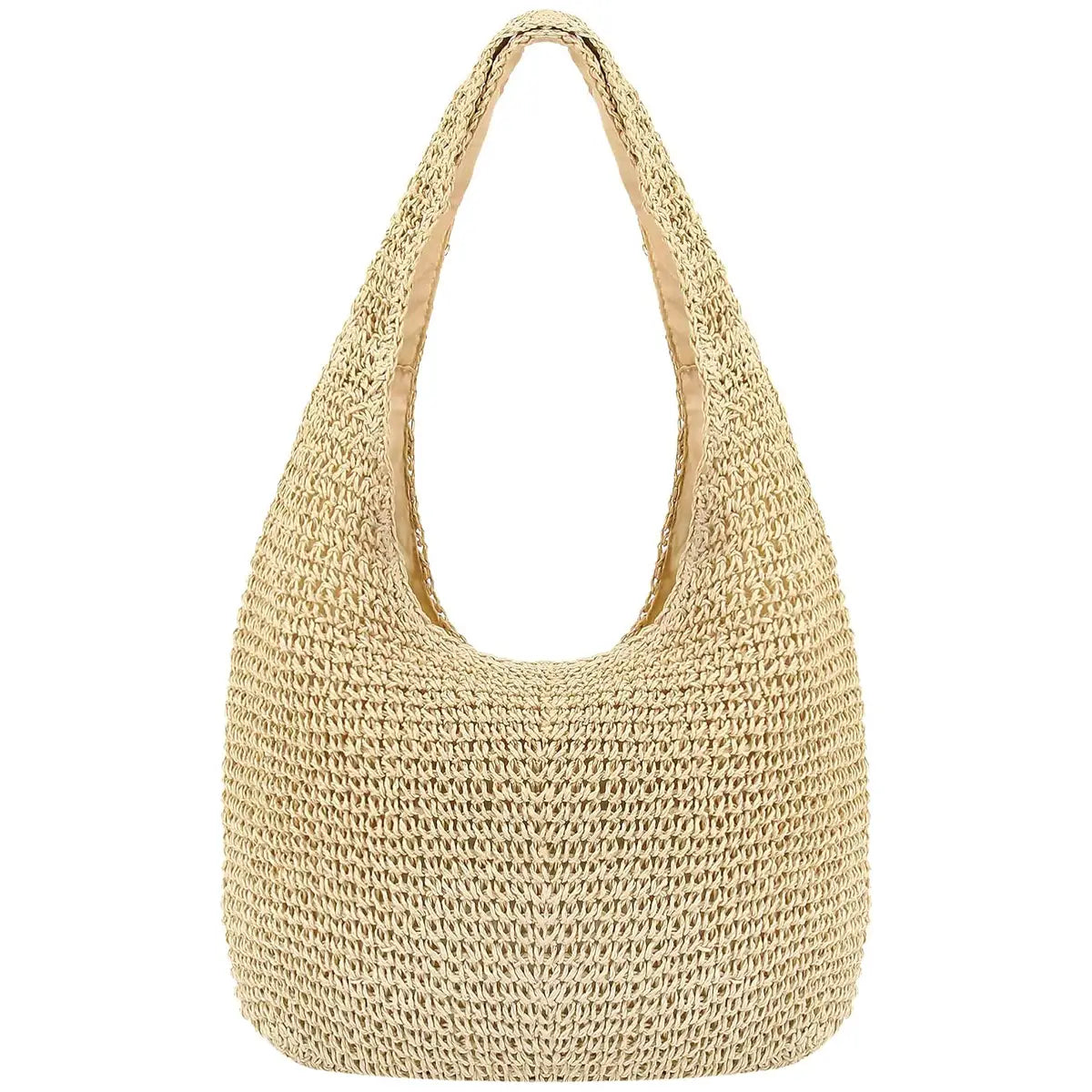 Wicker Hobo Bag