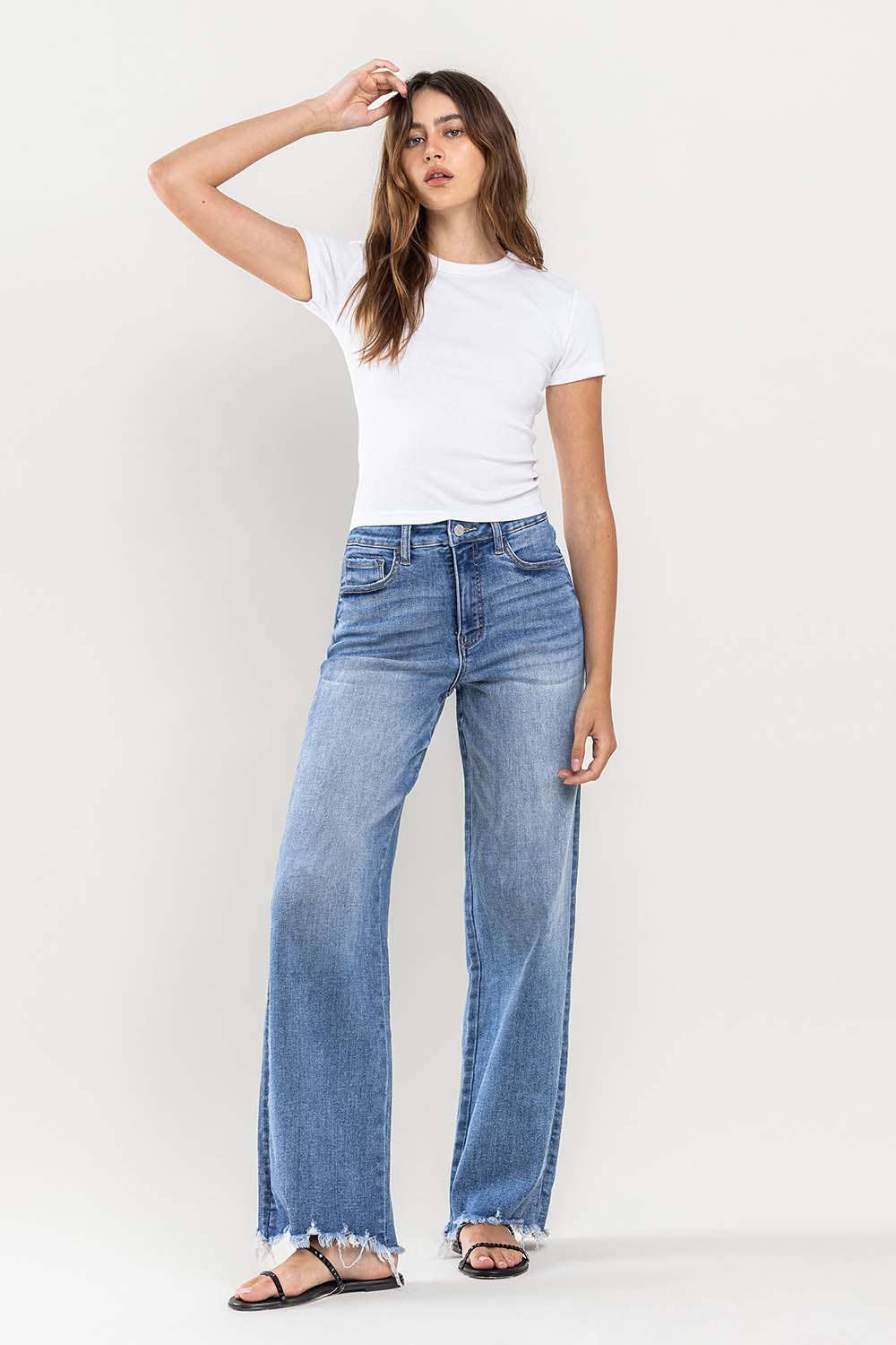 TUMMY CONTROL 90'S VINTAGE LOOSE JEANS