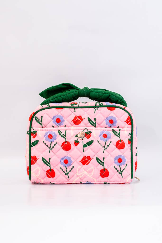 Getaway Toiletry Bag, Cherry Lips