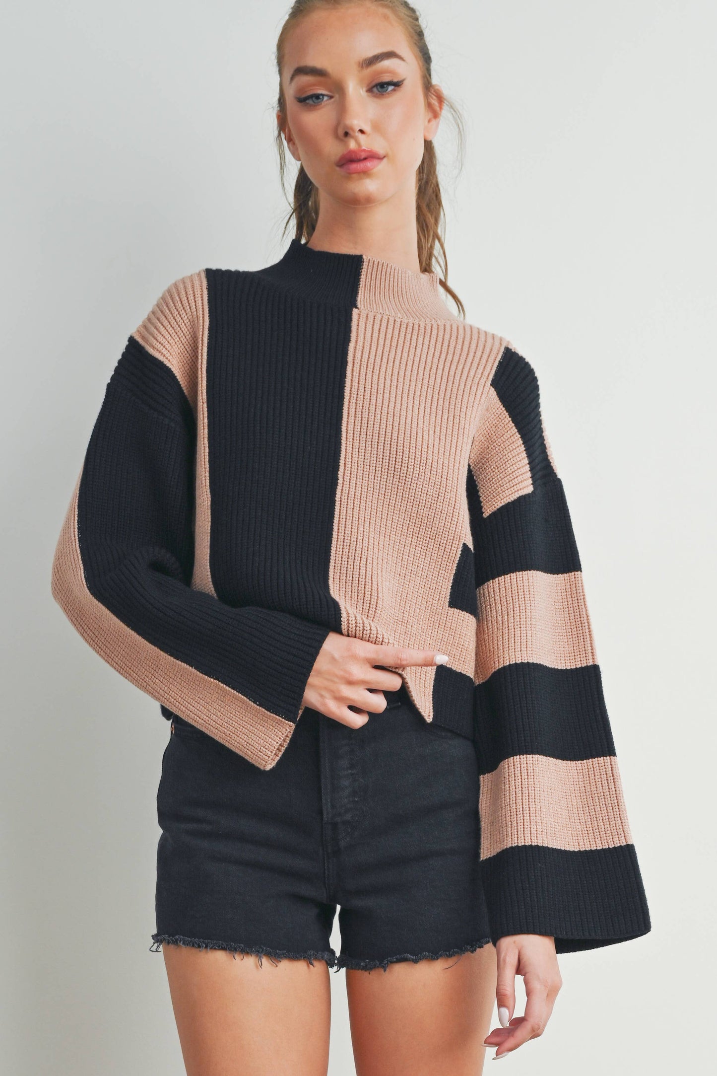 The Nonna Mock Neck Sweater