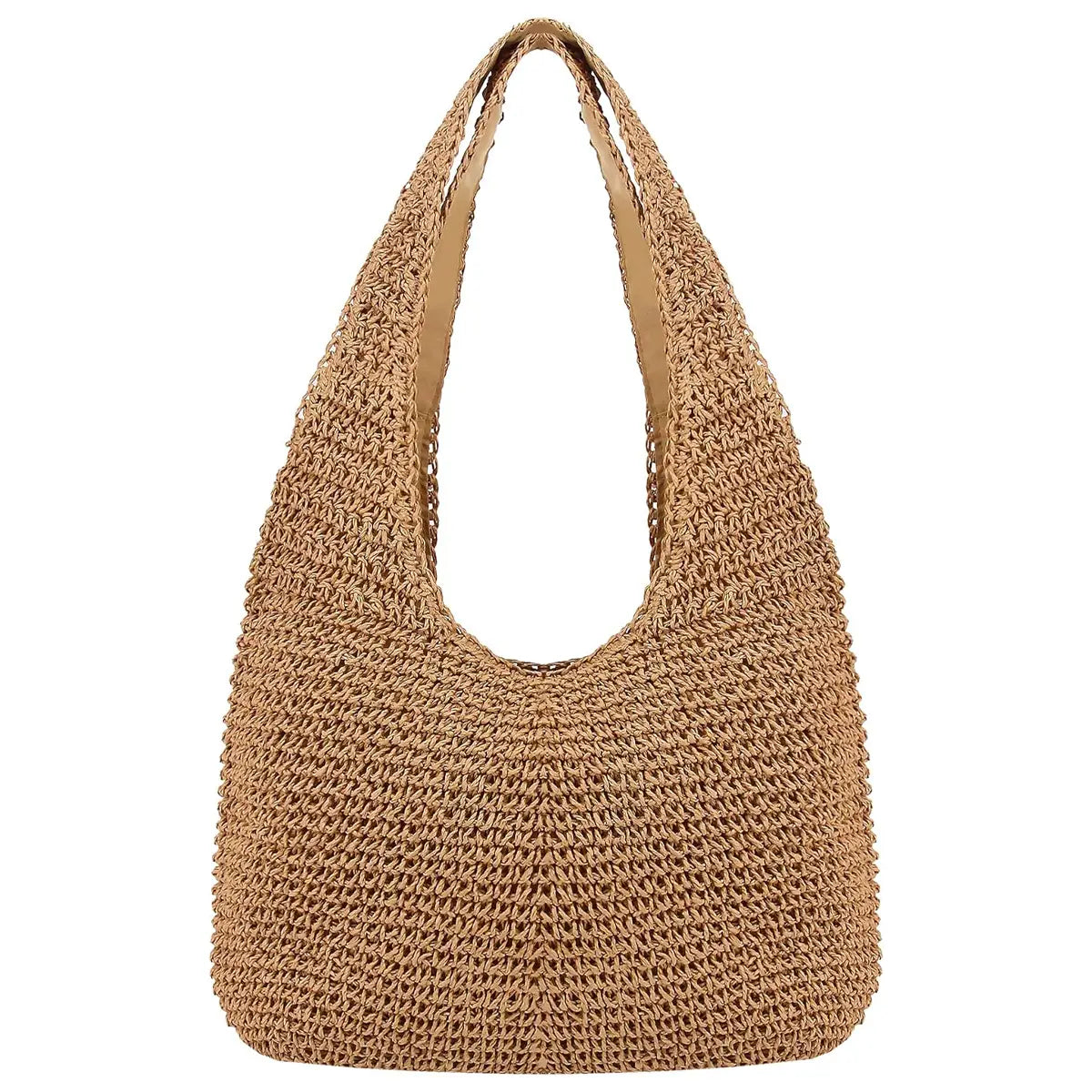 Wicker Hobo Bag