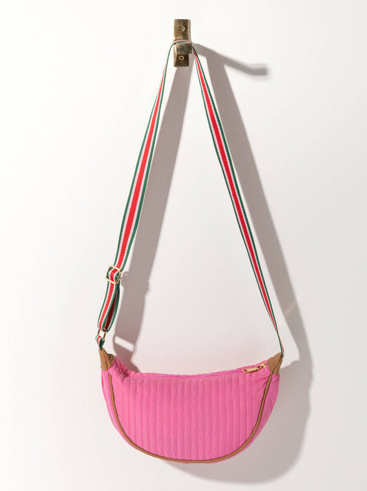 EZRA CROSS-BODY: Pink